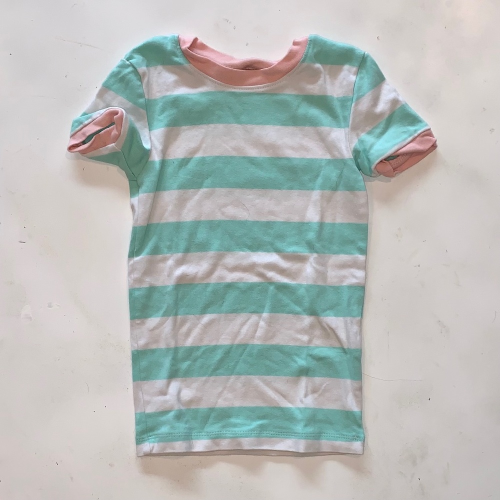 Spotted zebra girls pj top size s